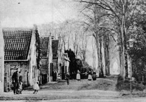 Hoflaan in 1910 nabij Hof van Moerkerken