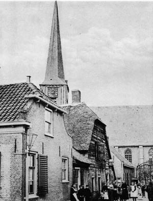 Kerkstraat in de zomer van 1910