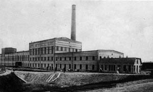 De Suikerfabriek in 1913 bij oplevering van de bouw